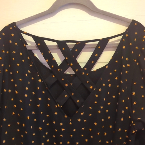 torrid star print strappy skater dress - Picture 3 of 7